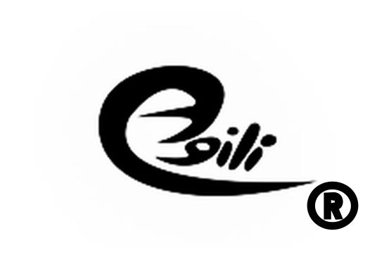 The distinguished logo of the artist hand painted